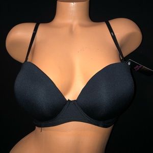 BEBE Strapless Super Push Up Bra Black